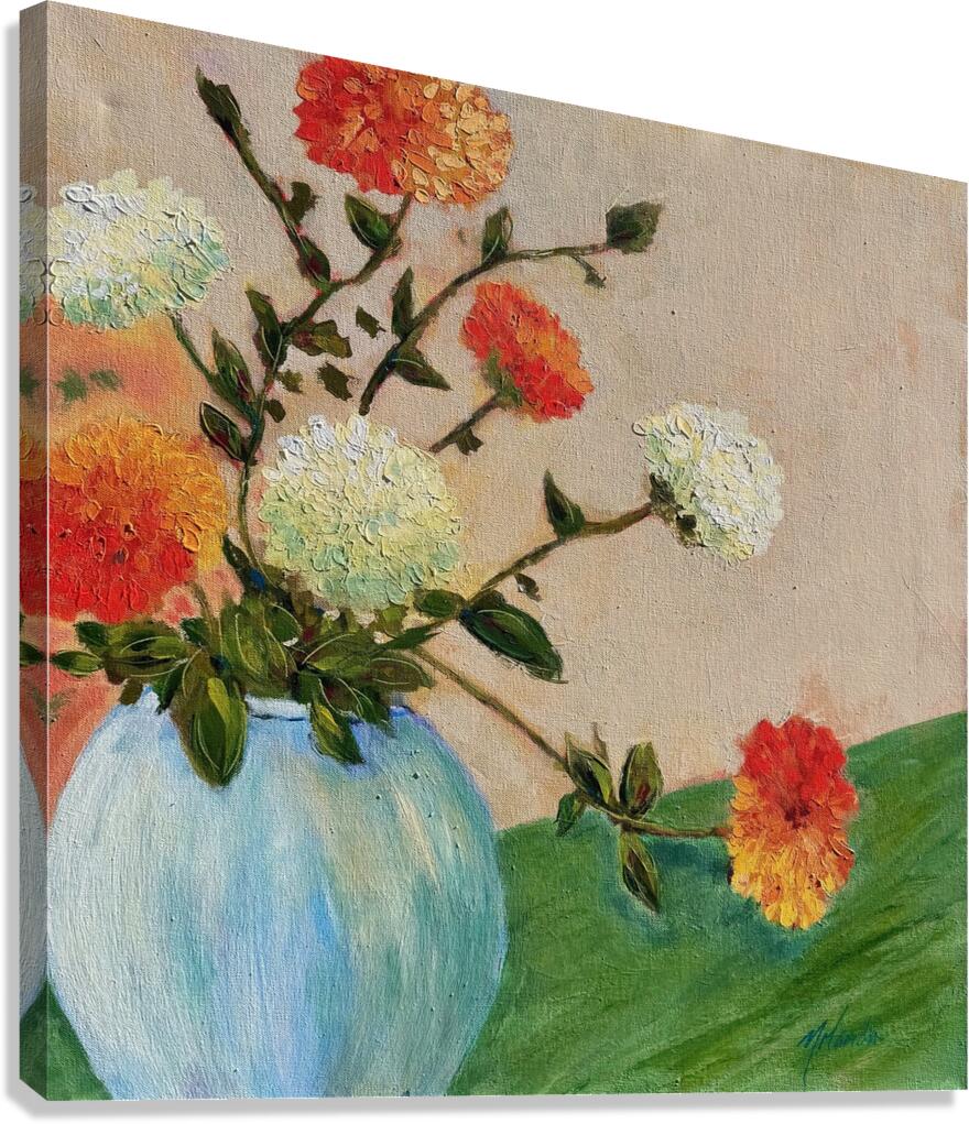 Orange Finesse Canvas Print