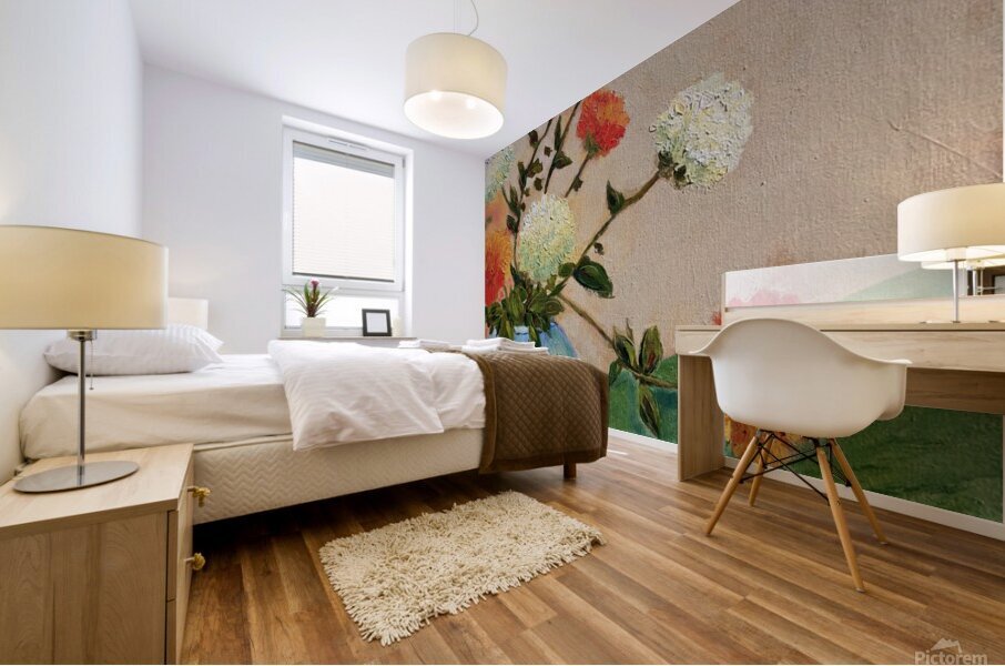 Orange Finesse Mural print