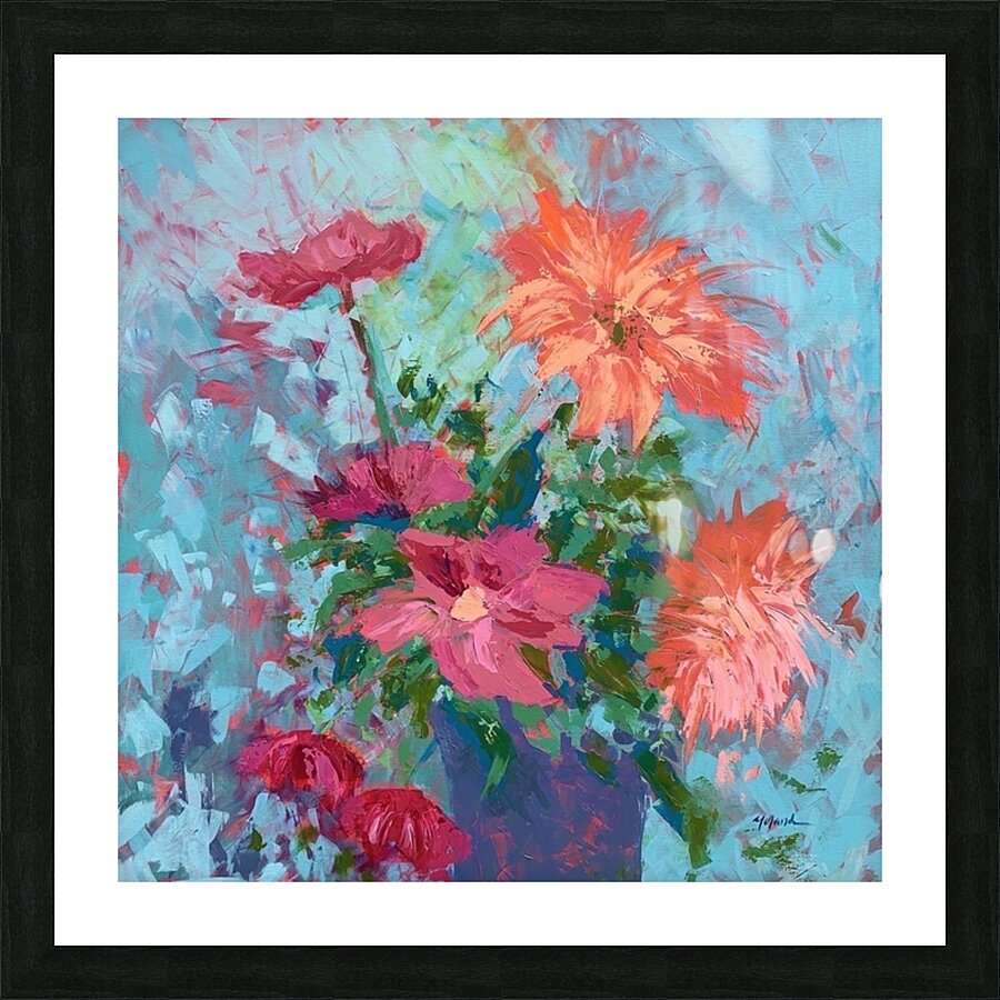 Bouquet Bright Picture Frame print