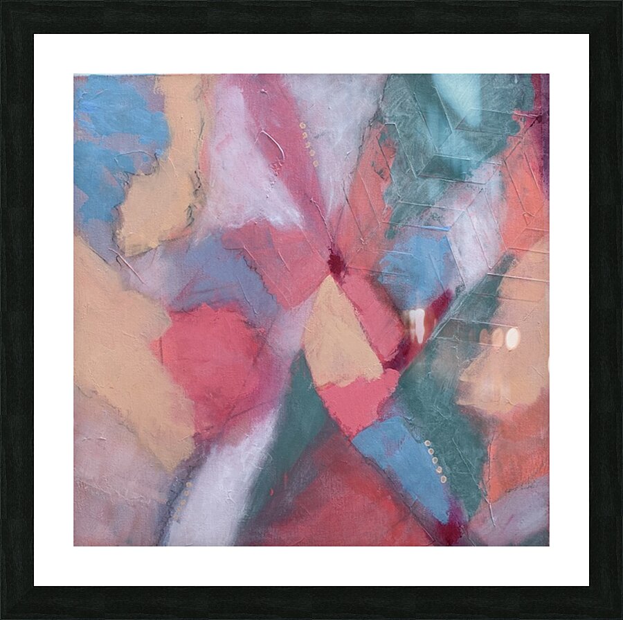 Pink Courage Picture Frame print