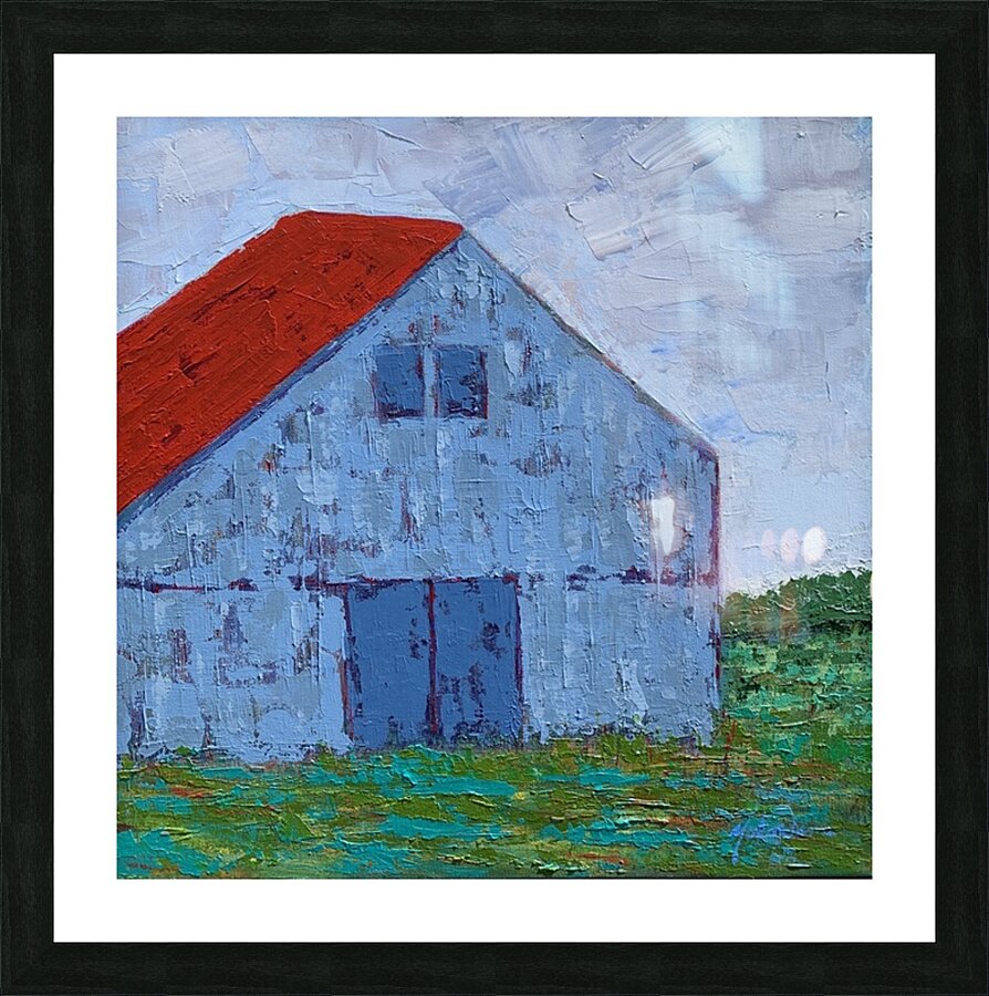 She Meadows Picture Frame print