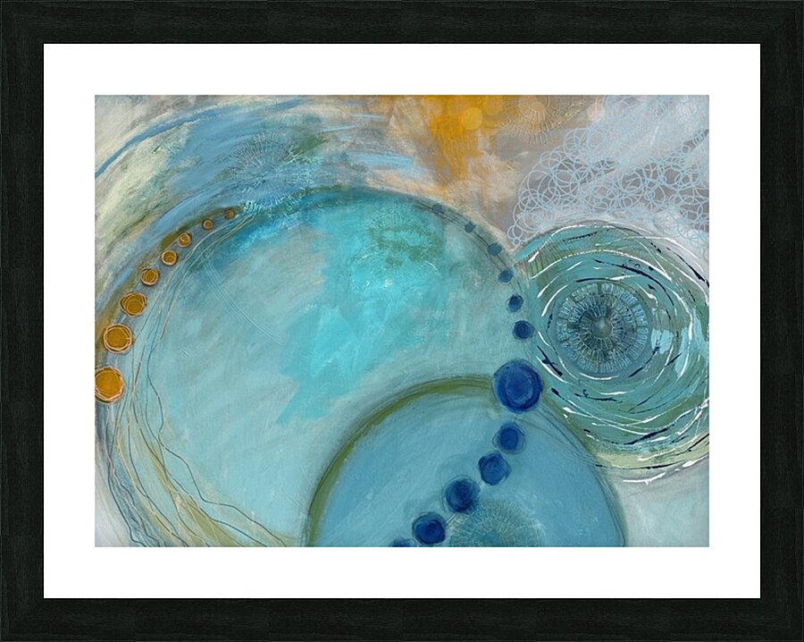 Circle Dance Picture Frame print