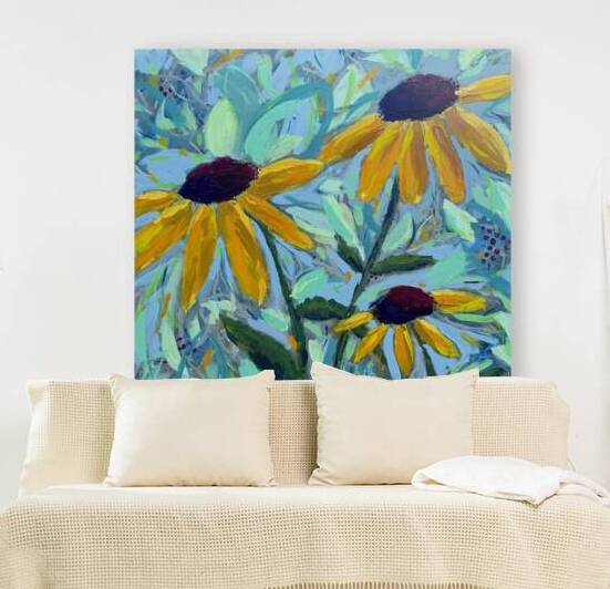 Wild Yellow by Yolanda Kennison Fine Art