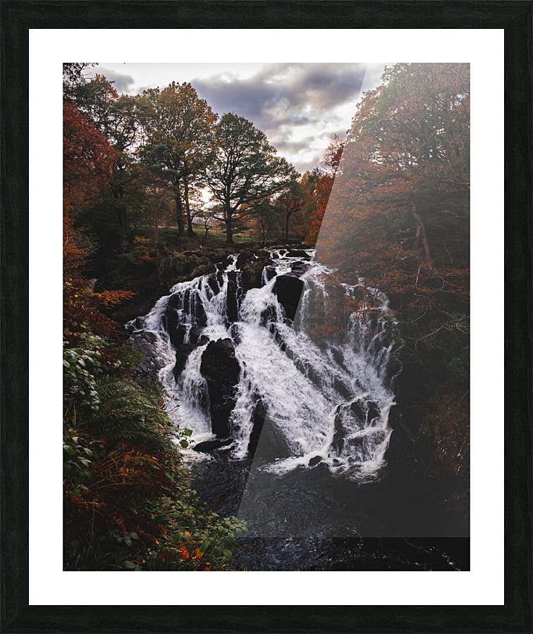 waterfall Picture Frame print
