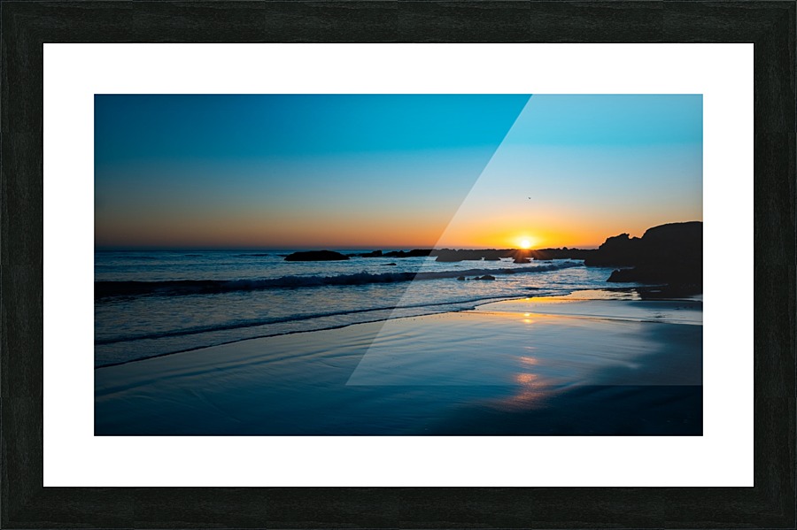 Cali Sunset Picture Frame print