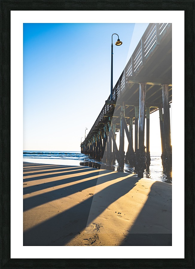 Pier color Picture Frame print