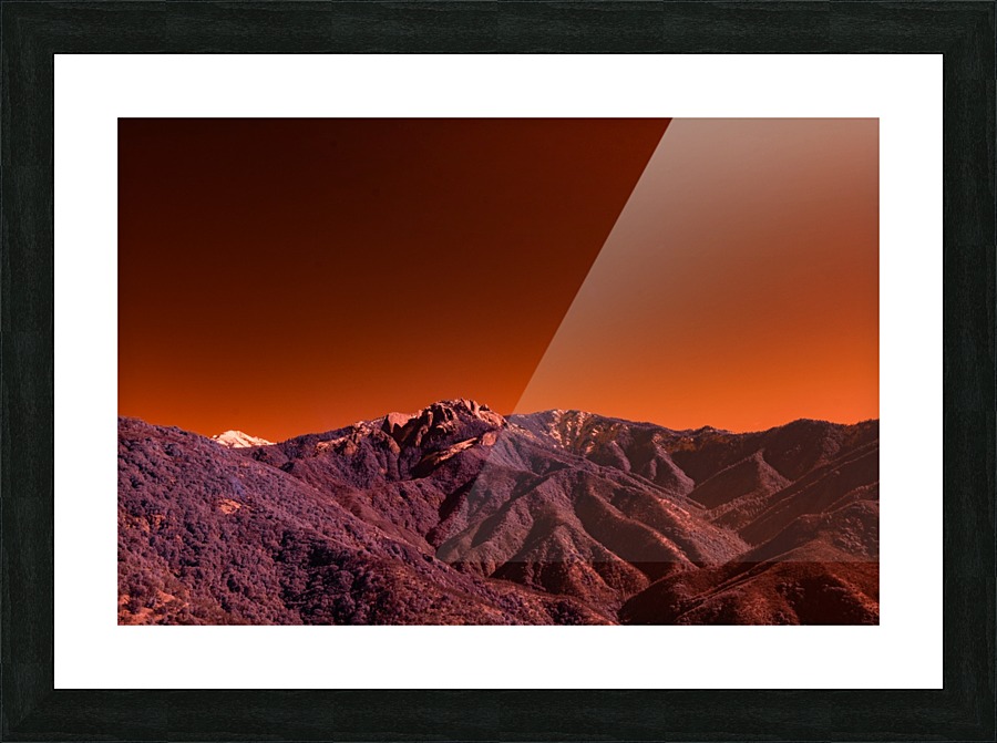 Burning Skies Picture Frame print