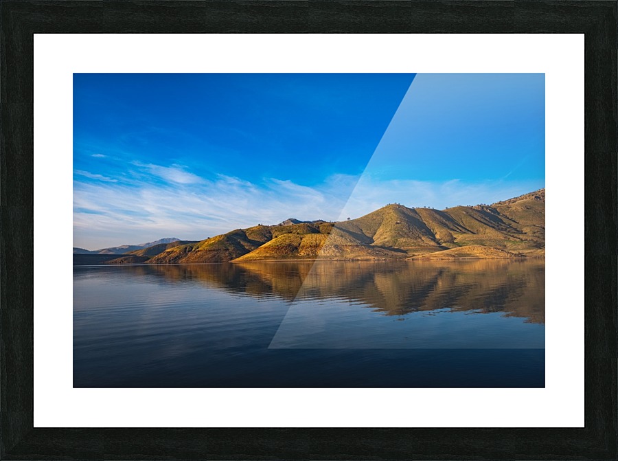 Mountain Lake Picture Frame print