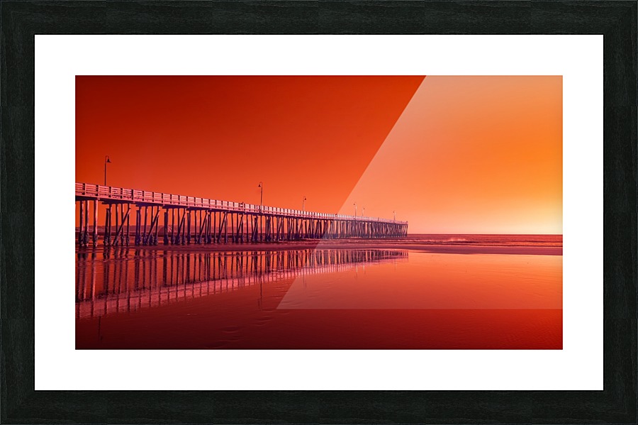 Fire Sea Picture Frame print