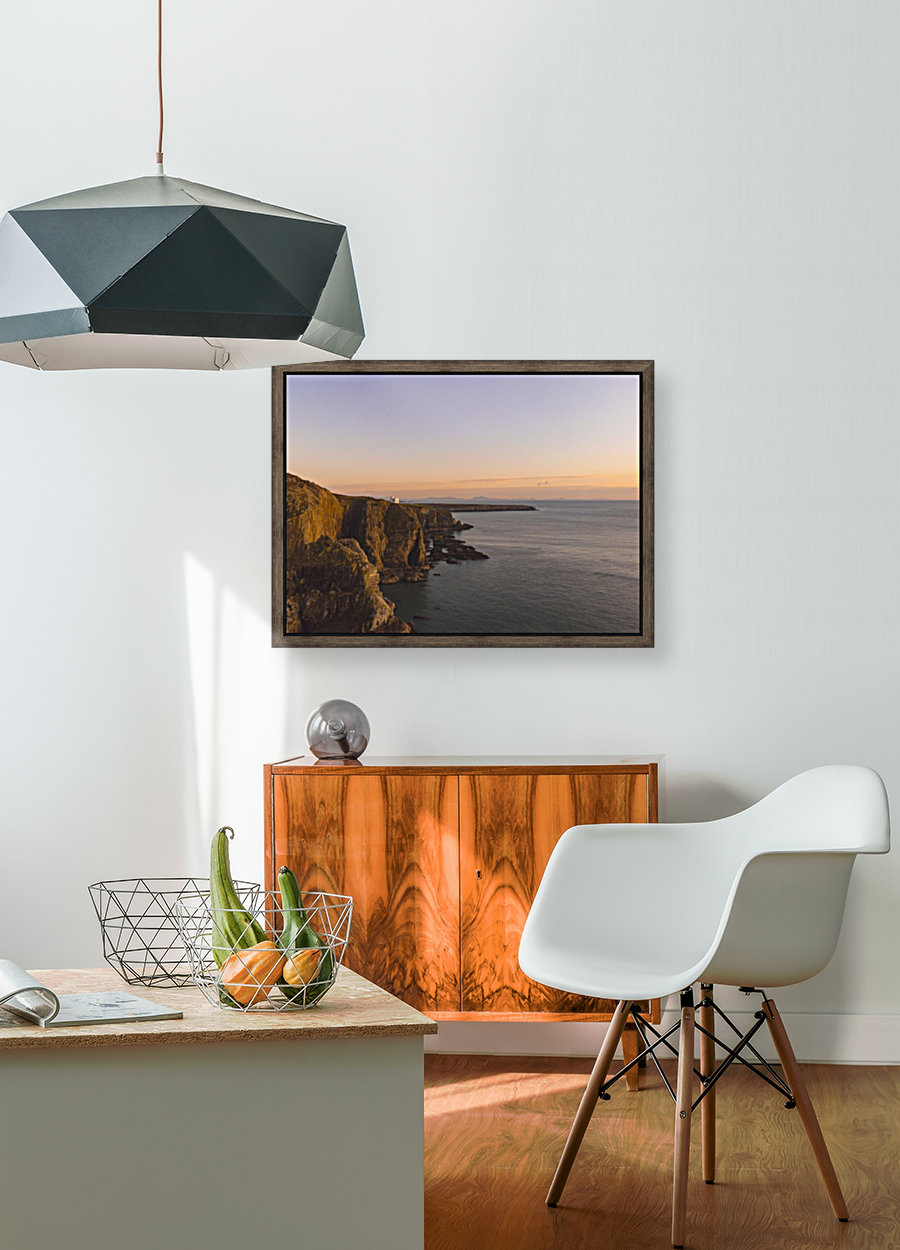 Sunset on the coast Reproduction