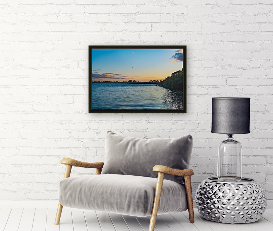 Sunset river Reproduction