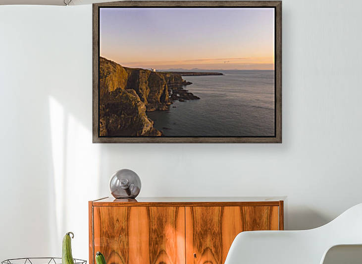 Sunset on the coast Reproduction