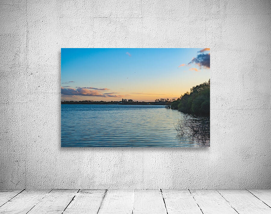 Sunset river Wall Preview