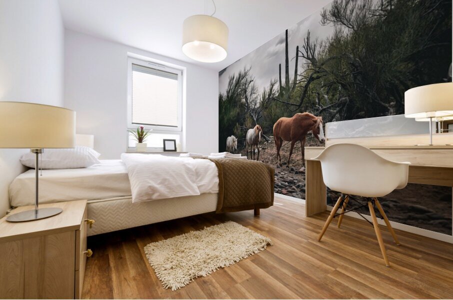 Desert Travelers Mural print
