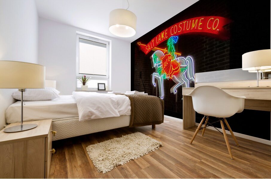 Salt Lake Nights Mural print