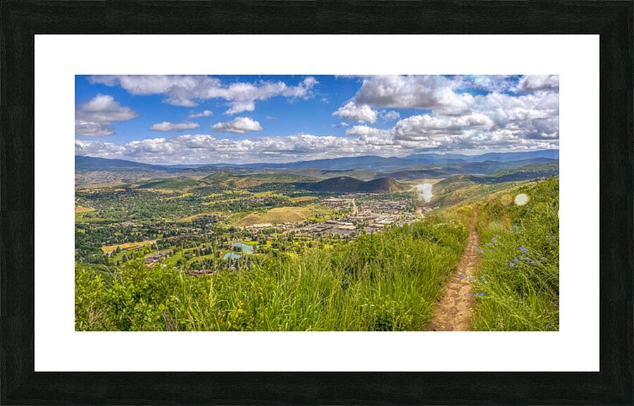 Where the Trail Leads Picture Frame print