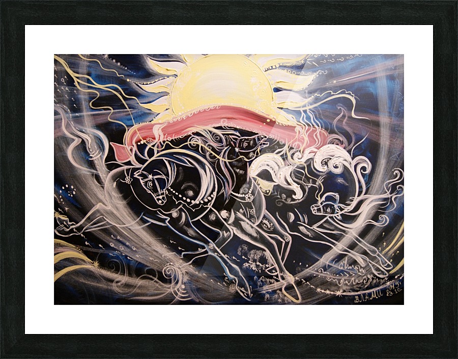 Russian Troika Picture Frame print