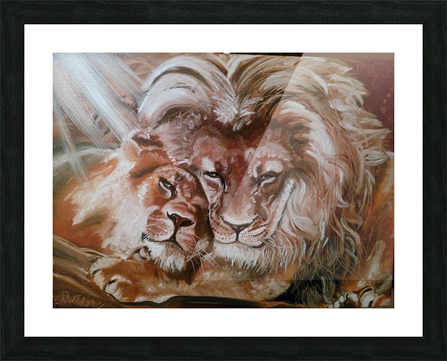 Leos.Fondness Picture Frame print