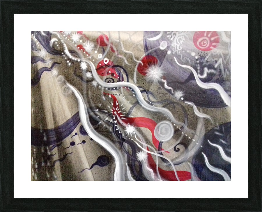 Shungite.Epiphany1. Picture Frame print