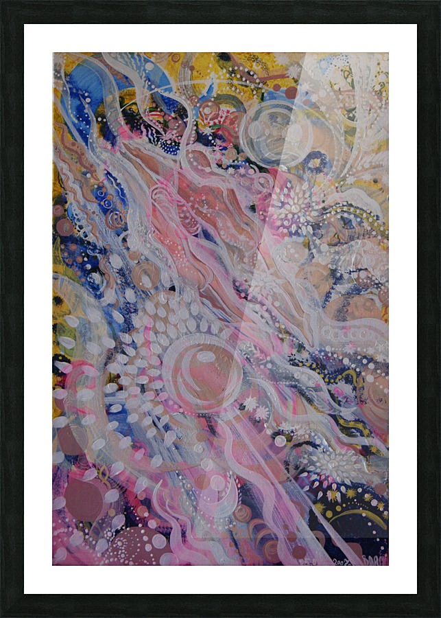 Breakthroughing Picture Frame print