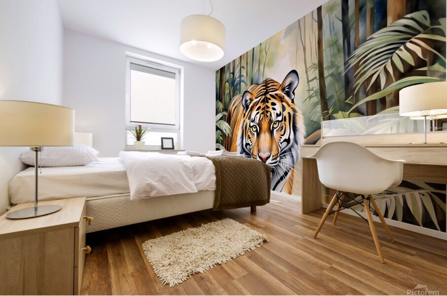 03712 - Forest Tiger Mural print