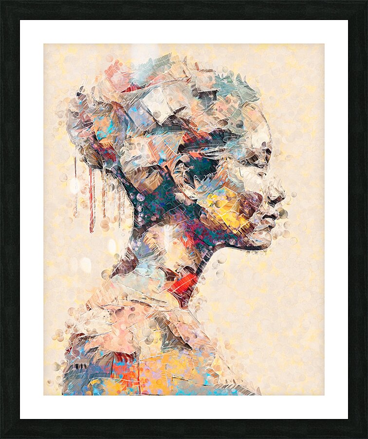 02891 - Abstract Portrait Picture Frame print