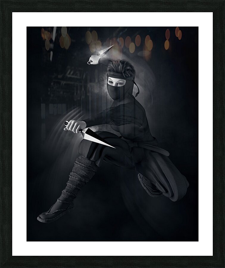 Dancing Ninja - G9F 2 BO2b Picture Frame print