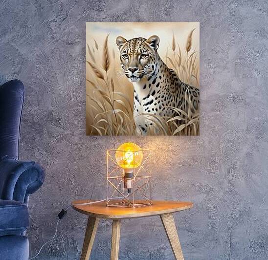 03180 - Leopard Portrait Reproduction