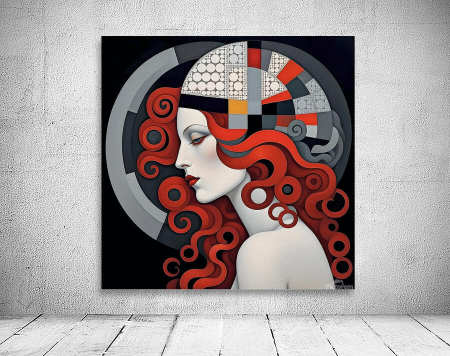 03908 - Abstract Portrait Wall Preview