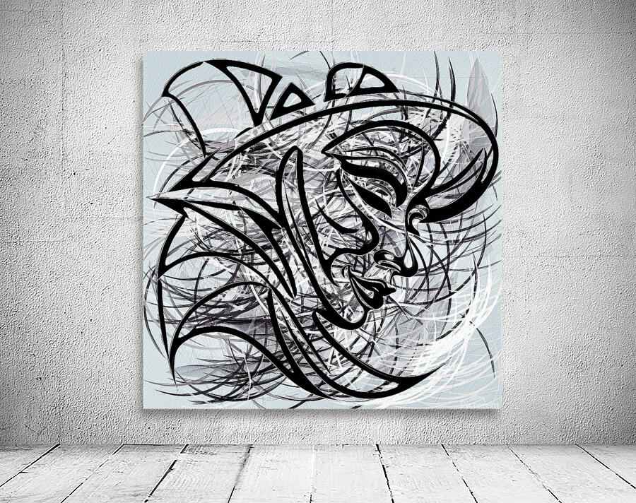 02673 - Scribble Portrait Wall Preview