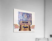 Damask Bedroom Acrylic Print