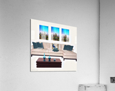Peacock Sitting Room  Acrylic Print