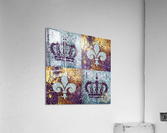 Fleur De Lis Crown  Acrylic Print
