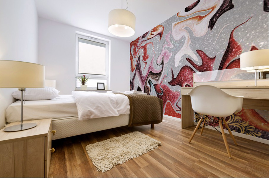 Embers Mural print