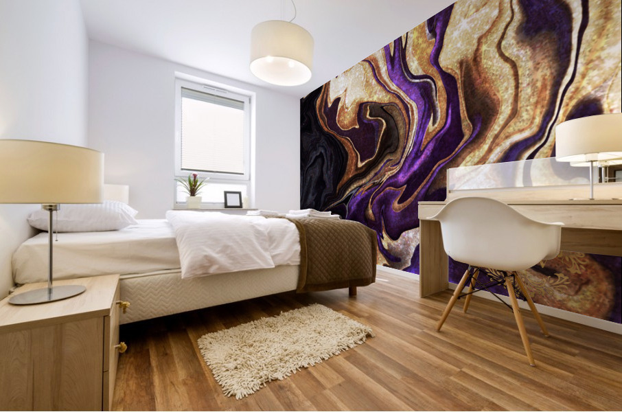 Black Amethyst   Mural print
