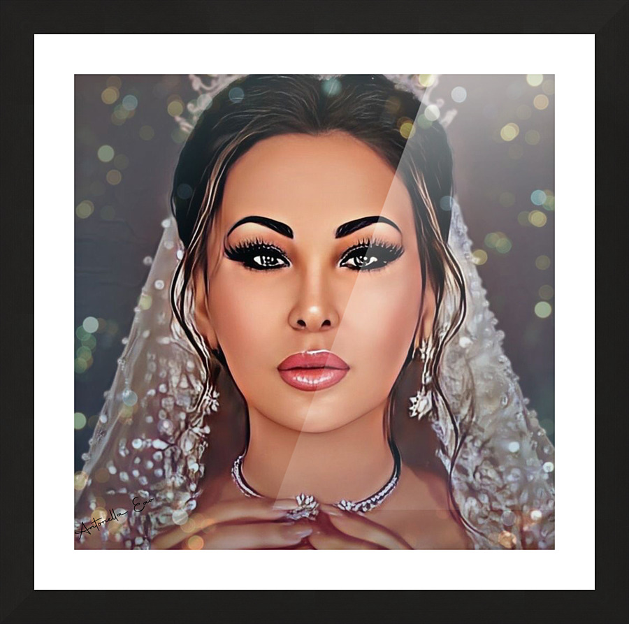 Runaway Bride Picture Frame print