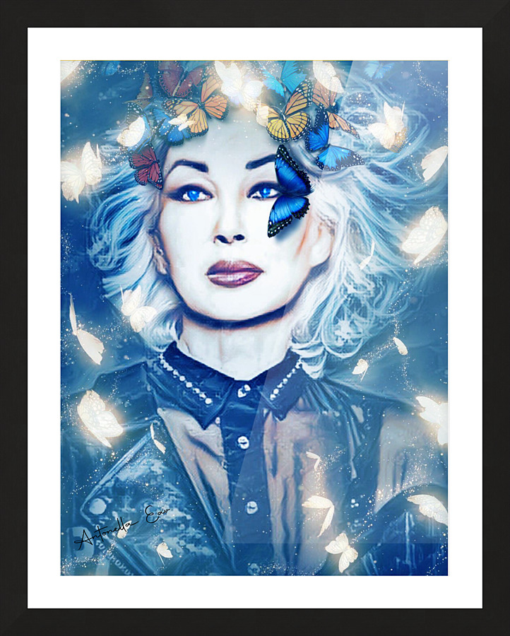 Forget Me Not Picture Frame print
