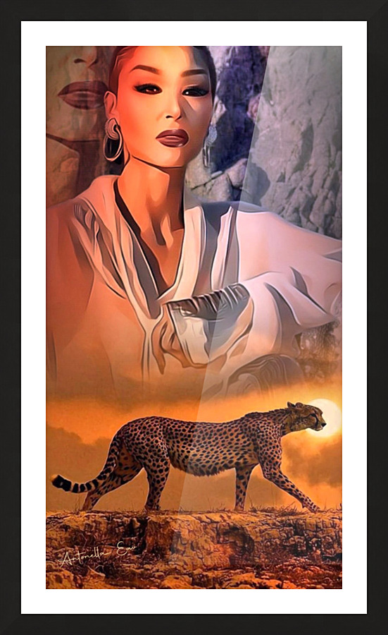 African Queen Picture Frame print