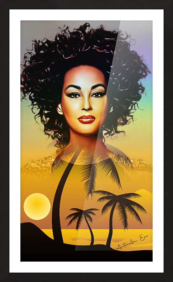 Caribbean Queen Picture Frame print