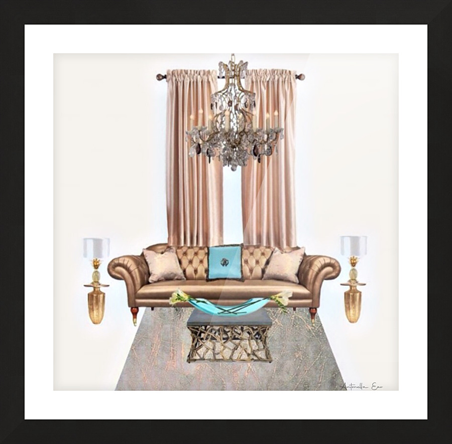 Hollywood Glam  Picture Frame print