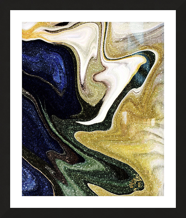 Blu Picture Frame print
