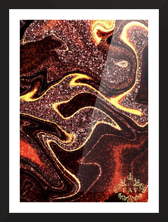 Flame Picture Frame print