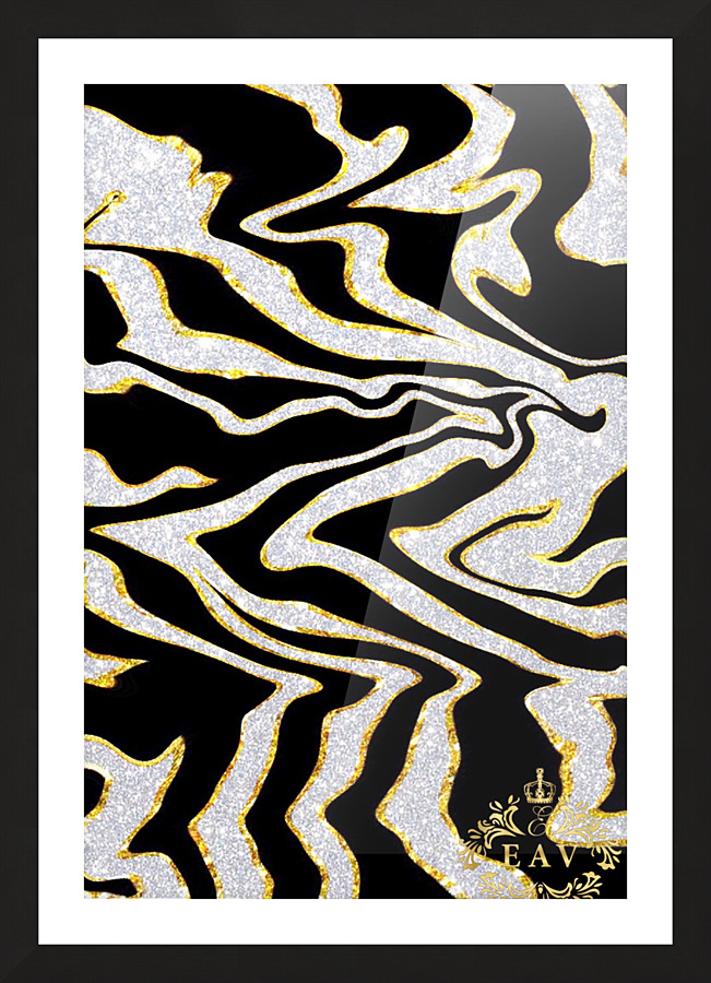 Zebra Picture Frame print