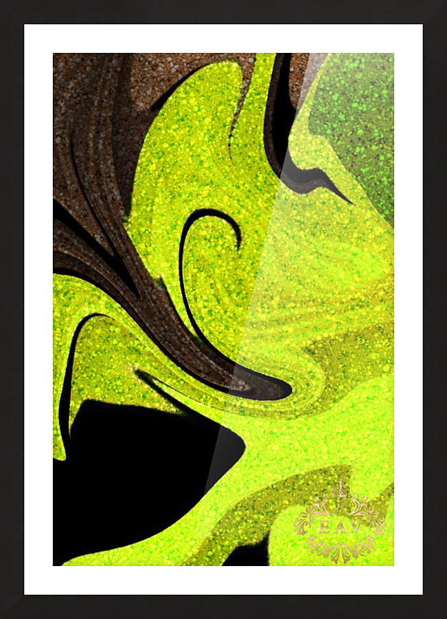 Chartreuse  Picture Frame print