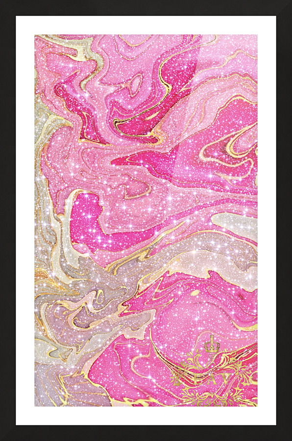 Ballerina Pink Picture Frame print