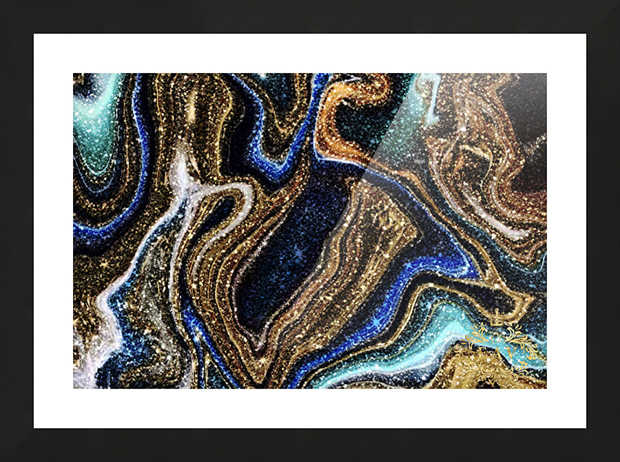 Sapphire  Picture Frame print