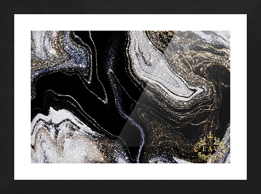 Sahara Noir Picture Frame print
