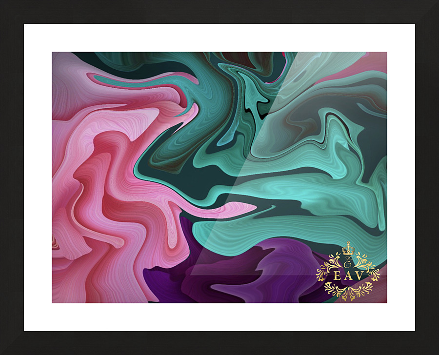 Silk Veils Picture Frame print
