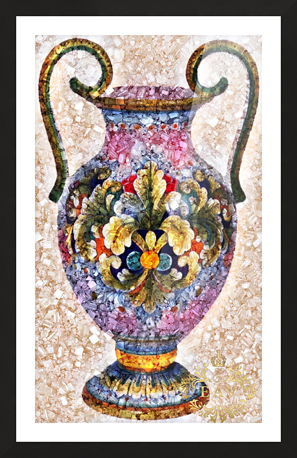 Italian Urn Picture Frame print