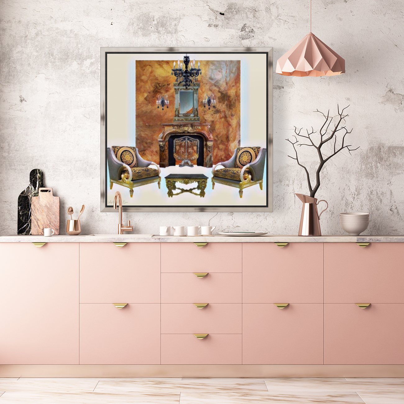 Versace Sitting Room  Reproduction